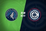 🏀快船狂轰153分大胜森林狼 小卡20中15砍45+5+5 华子36+5
